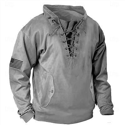 US Amerika 250 Jahr Jubiläum Herren Nationalflagge Sweatshirt Langarm Sweatshirt Rundhals Lässig 3D Druck Urlaub Frühling Herbst