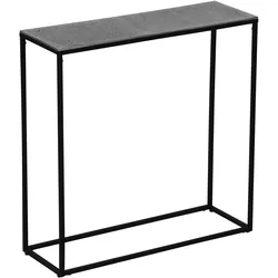 Konsolentisch ANISHA (BHT 80x80x27 cm) - silber - BHT 80x80x27 cm