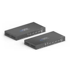PureTools - HDBaseT Extender Set mit USB 2.0 und Audio-Breakout, 4K (60Hz 4:4:4)