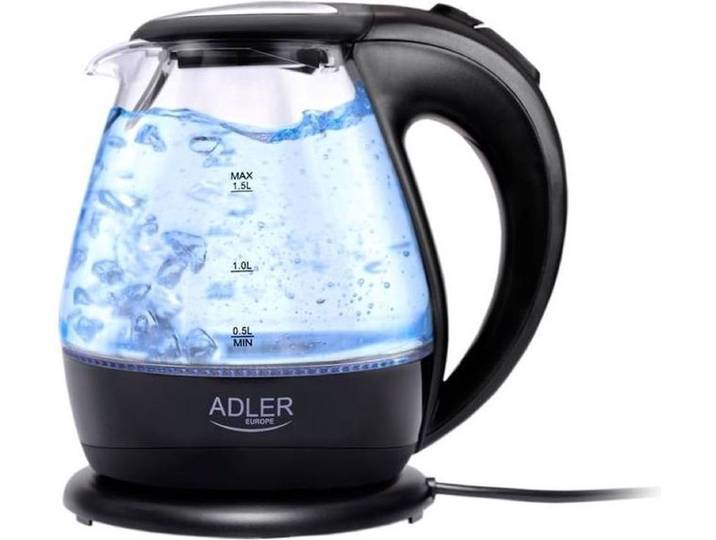Adler AD 1224 Waterkoker 1.5 Ltr met Led verlichting