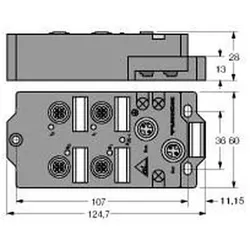 Turck Kompakte Feldbusstation FAS4-S0202G-A
