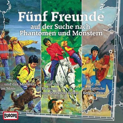 3er-Box: Fünf Freunde auf der Suche nach Phantomen und Monstern - Gabriele Hartmann, Audio, 4064066665951