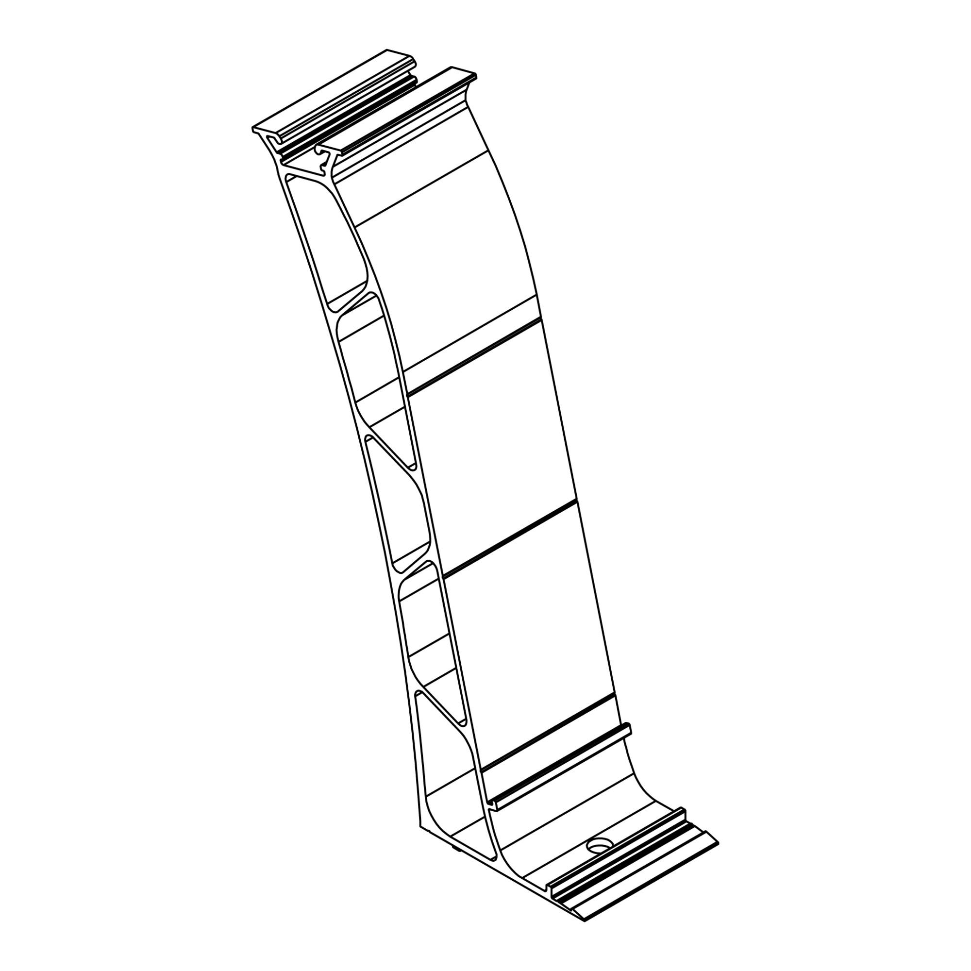 K2 Systems Bauteil Dome 6.15 Peak 2004174 Aluminium)