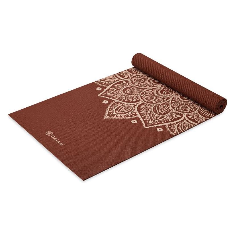 Gaiam Sundial Flower Yoga Mat 5 mm Classic Printed (5 mm) (51547181)