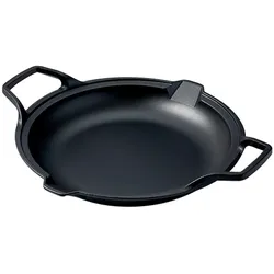 Paellapfanne Gusseisen Induction 33cm für Feuer, Cast Iron Skillet ohne PTFE, Victoria, 32722 Signature Classic