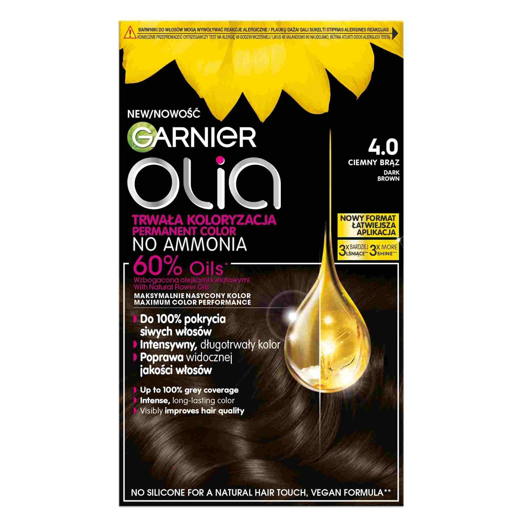 Garnier Olia Haarfarbe 40 Dunkelbraun (Dunkelbraun) (49048347)