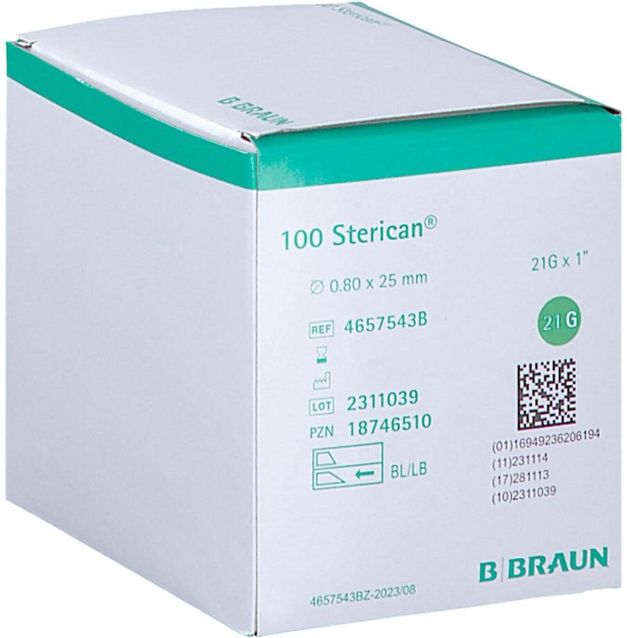Sterican Einmalkanüle 21 G 25 Mm