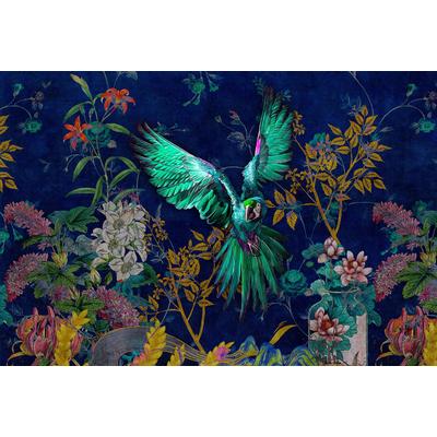 Fototapete LIVING WALLS "Walls by Patel Tropical Hero", blau, B:4m L:2,7m, Vlies, Tapeten, Vlies, Wand