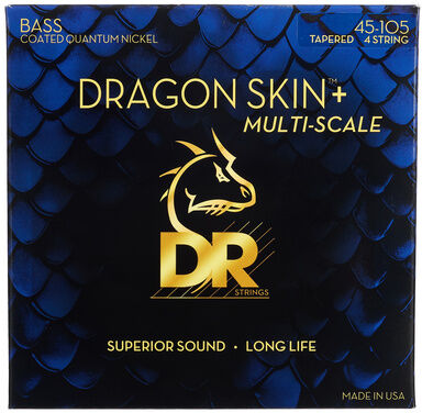 DR Strings Dragon Skin+ DBQM-45 Coated