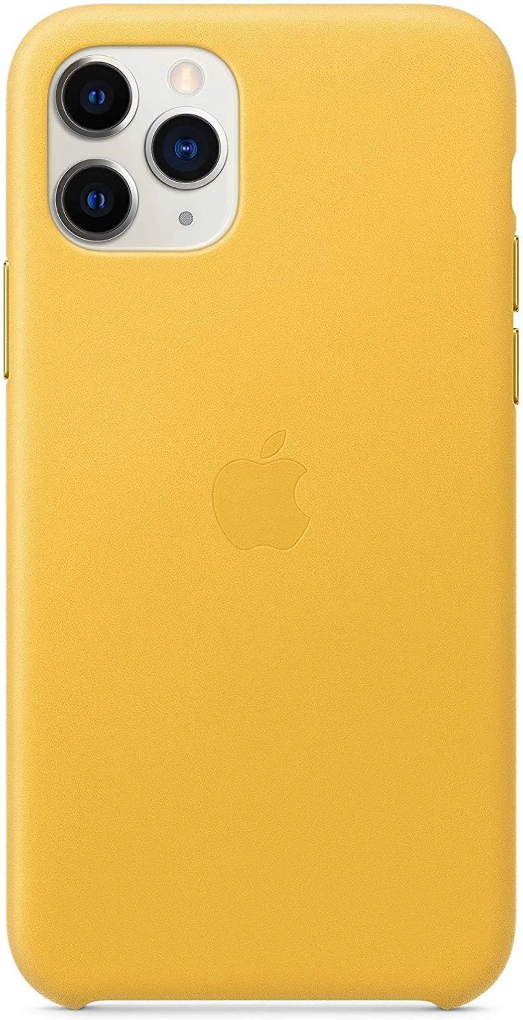 MediaRuler Apple Leder Case (iPhone 11 Pro) Sonnengelb