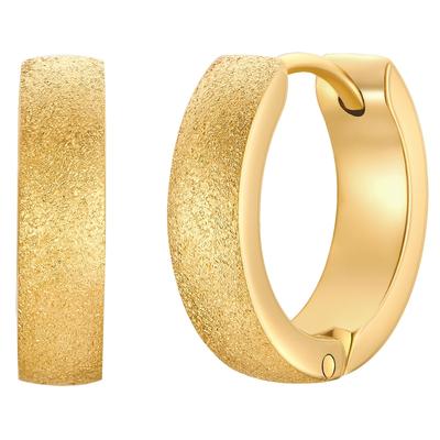 Paar Creolen EASTSIDE "Set: ES476", gold (gelbgold), Ohrringe, Damen, 15,1, Edelstahl, aus Edelstahl