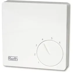 Roth Raumthermostat Basicline H 24 V, Thermostat, Weiss
