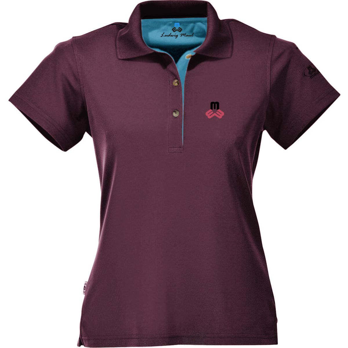 MAUL Sport Aeschi Fresh - 1/2 Poloshirt purple (8013) 34 5141299237-8013-34