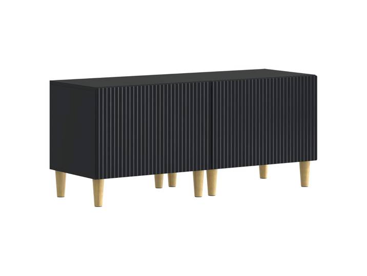 Vidaxl Tv Cabinet Black Engineered Wood