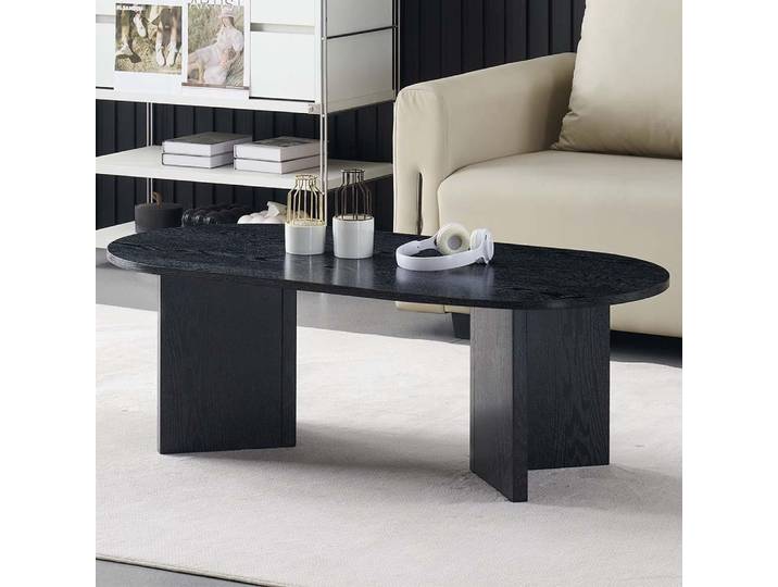 Milton & Oldbrook Couchtisch 120 cm Kavarna Schwarz