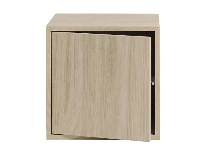 Muuto Stacked 2.0 Regalsystem mit Tür, medium Eiche