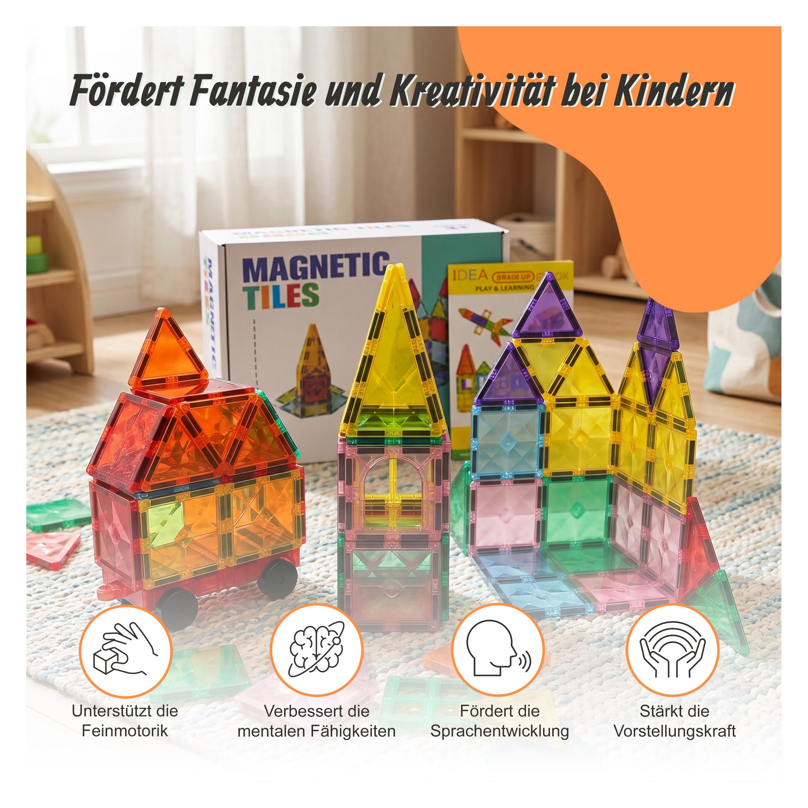 Relaxdays Magnetbausteine-Set (4052025535216)