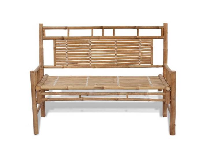 CLOUD Banc d'extérieur banquette Banc de jardin - élégant Design - 120 cm Bambou CHYNEW3564766