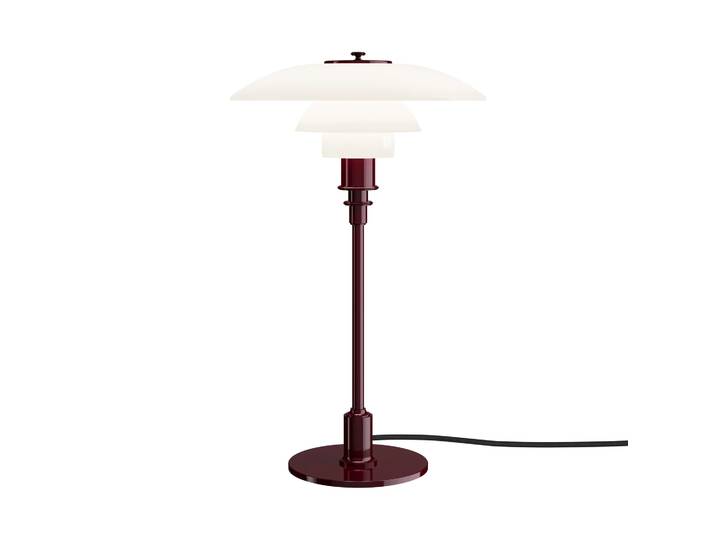 Louis Poulsen Lampe de table PH 3/2 Bordeaux glossy
