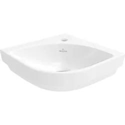 Eck-Handwaschbecken Villeroy & Boch Subway 3.0 320 x 320 mm, weiß
