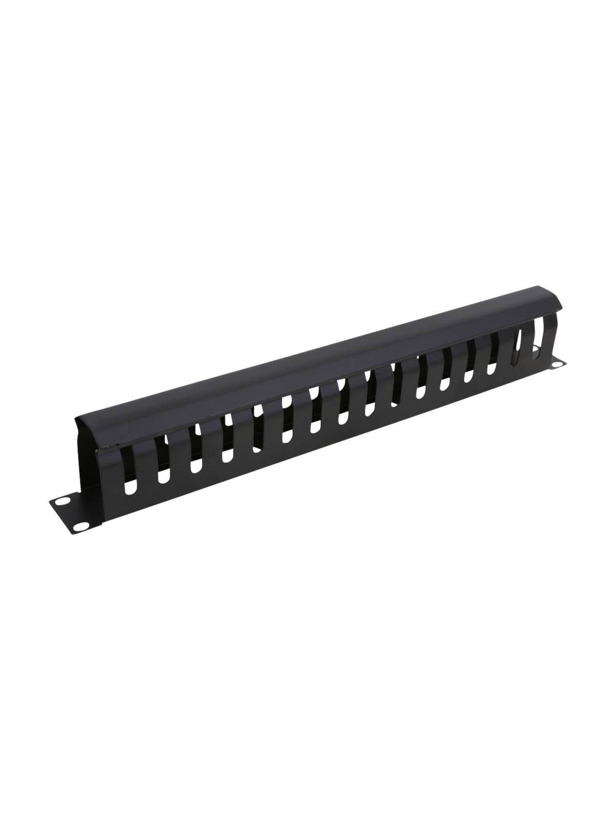 Deltaco 19" 1U Metal Cable Management with 16 hole