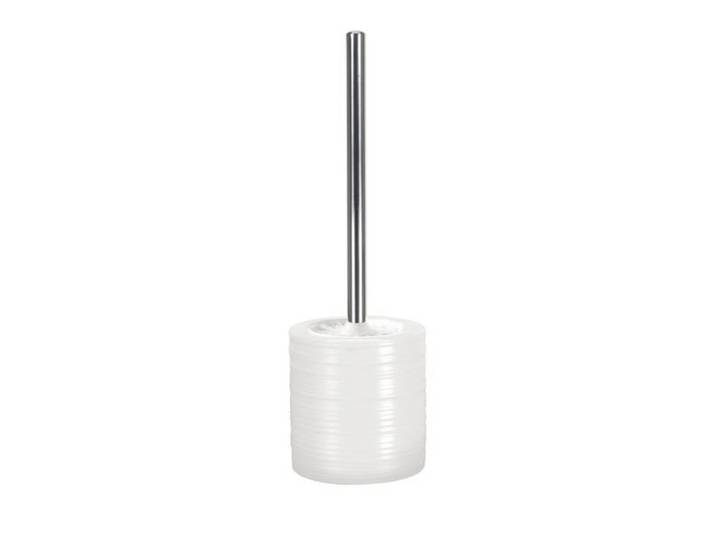 Kleine Wolke Wc-Bürstengarnitur, Weiss, Metall, 38 cm, Bürstenkopf austauschbar, Badezimmer, WC Ausstattung, WC Bürstengarnitur
