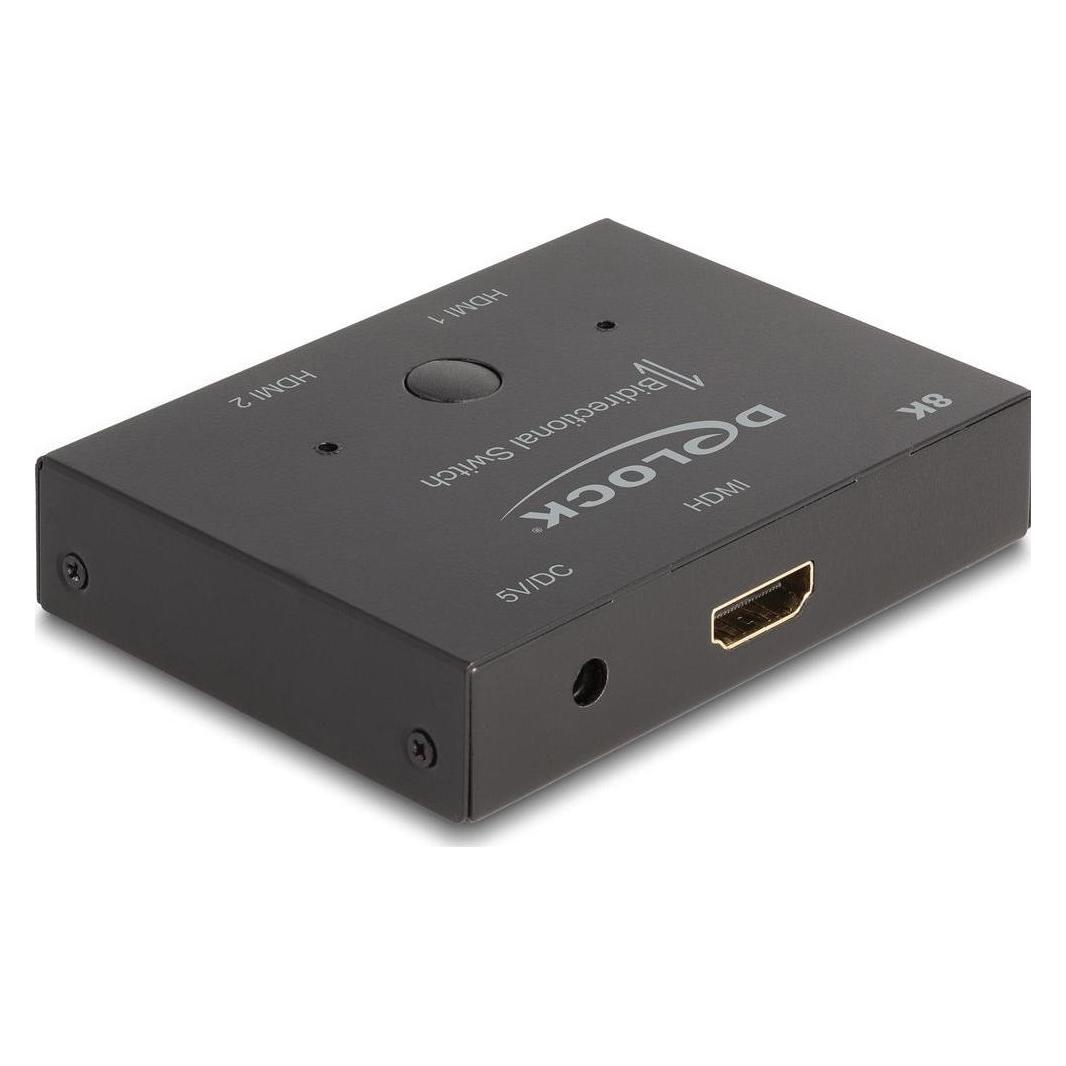 Delock Umschalter 2-1 8K 60 Hz HDMI, Anzahl Eingänge (18776)