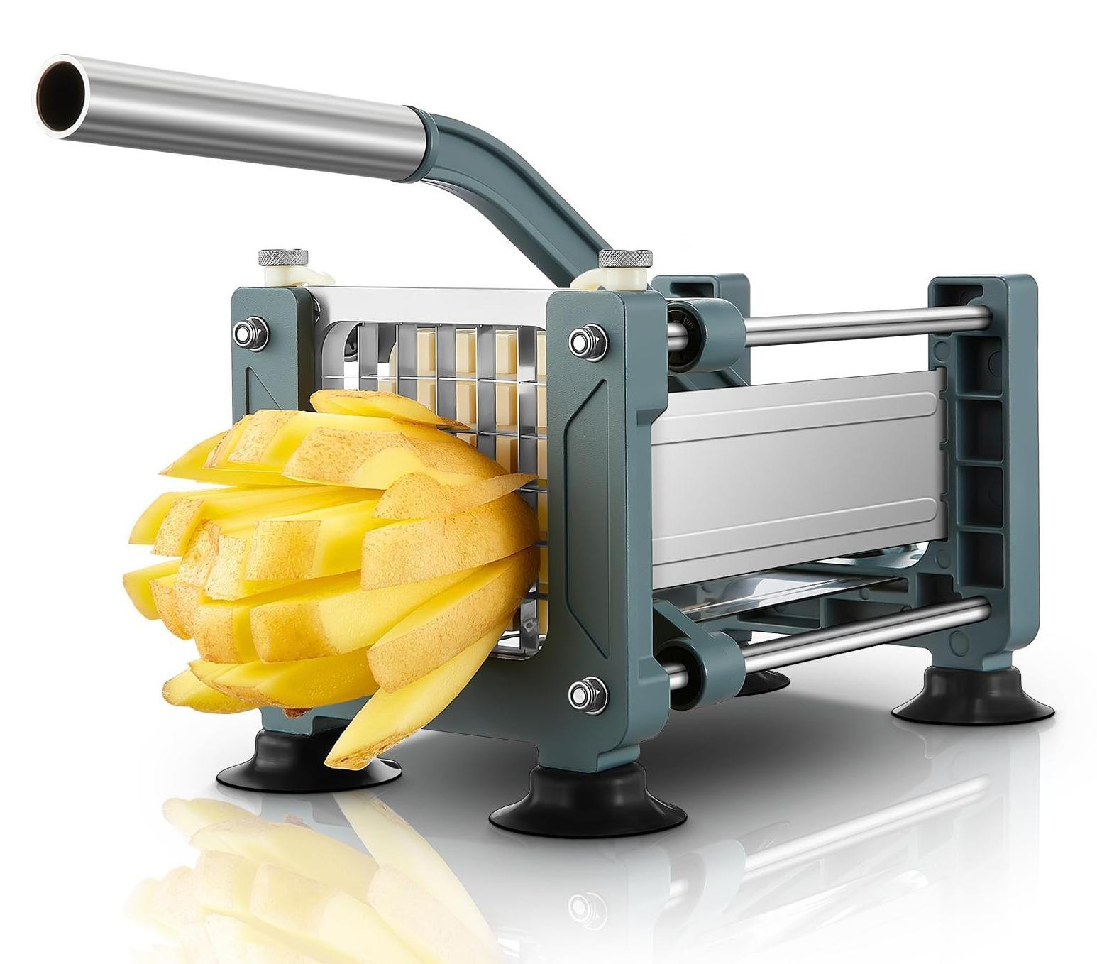 Professionele aardappelsnijder met roestvrijstalen messen van Solidchoice