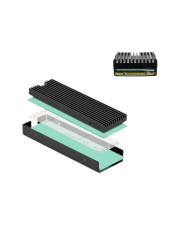 Delock Kühlkoerper für M.2 SSD 2280 schwarz Digital/Daten (18353)