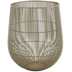 Windlicht   ¦ gold ¦ Metall ¦ Maße (cm): H: 31  Ø: 25.0