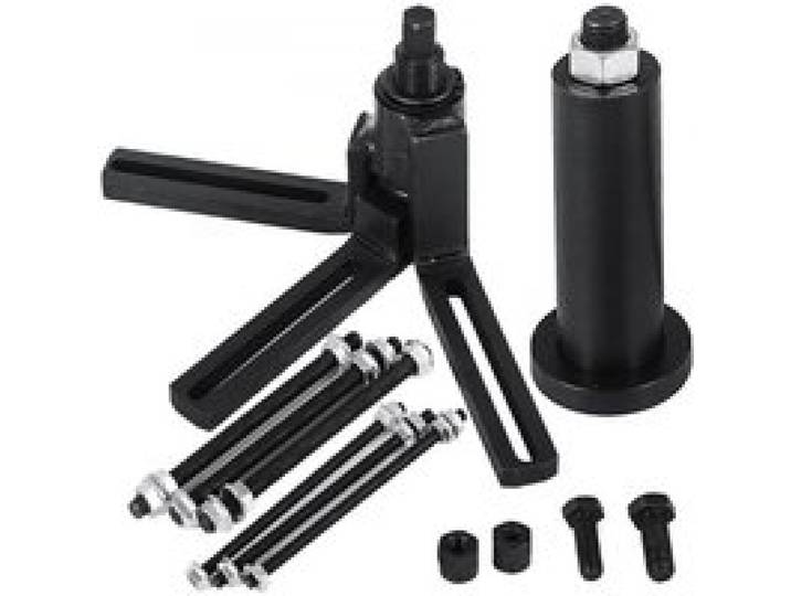 VEVOR Outil Séparateur de Carter Garage Reparation Auto Extracteur de Carter Réglable à 360 Degrés Extracteur Carter Moteur 2 et 4 Temps Extracteur de Vilebrequin avec Boulons de Fixation 30x10x13cm