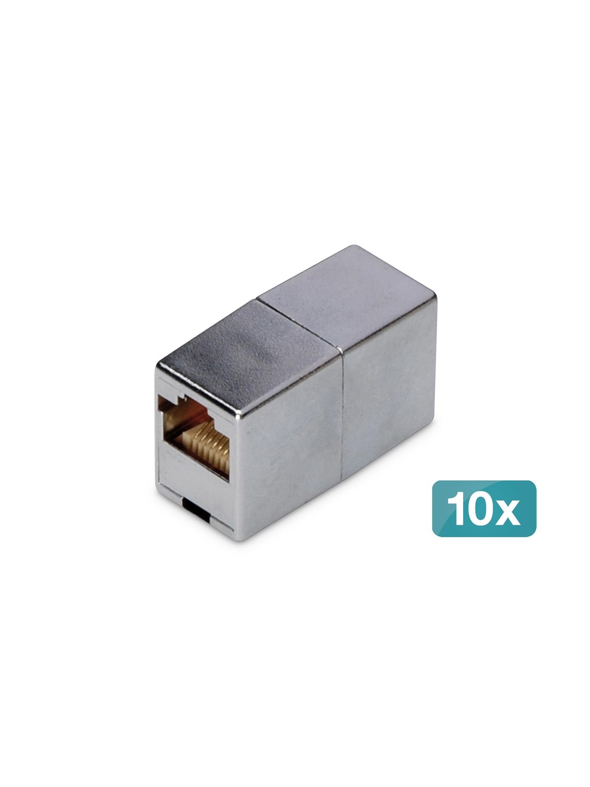 DIGITUS CAT 5e Modular Coupler (10-Pack) - Silber