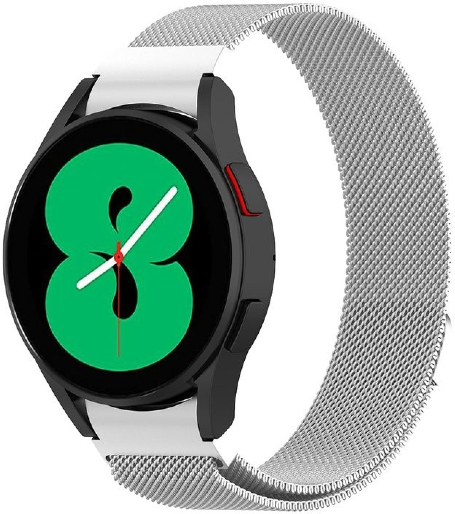 iS Bracelete Samsung Galaxy Watch​ Milanesa Watch 4 - Prateado