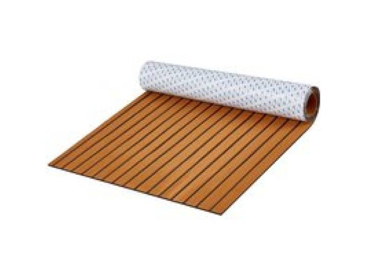 VEVOR Revêtement de sol pour bateau en mousse EVA 2400 x 900 mm, plancher revêtement de sol autocollant antidérapant, 21 600 cm², tapis marin pour bateaux, yachts, pontons, terrasses de kayak, marron