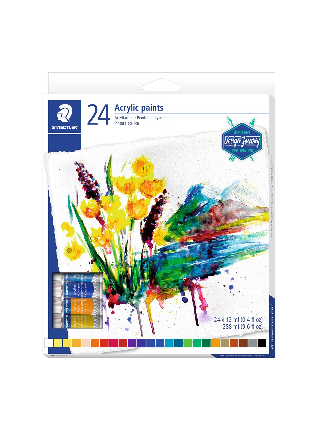 Staedtler Acrylic paint tubes 24pc