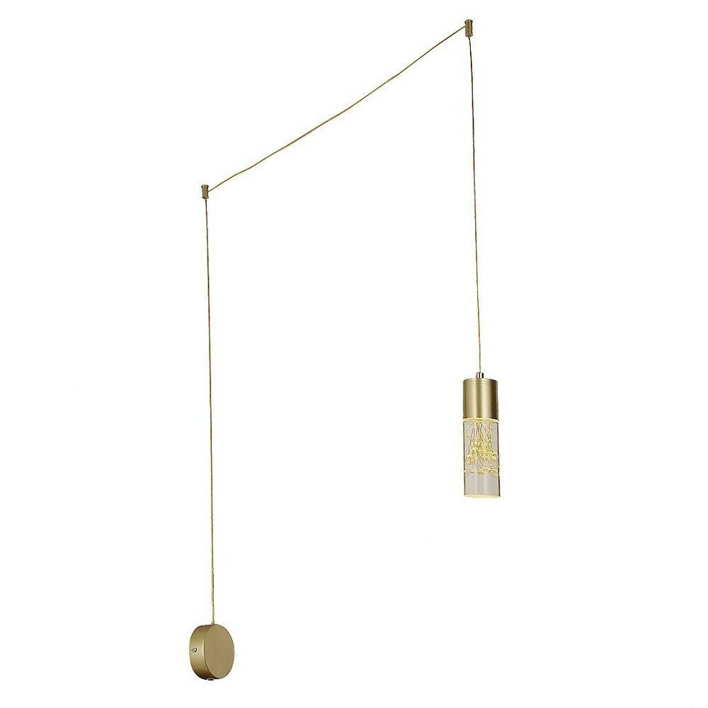 Rabalux Floresta LED Hanglamp, Goudkleurig, 4 Lampen