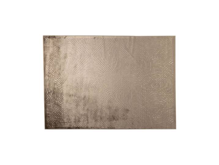 Tapis 240x170 cm en tissu beige Dots