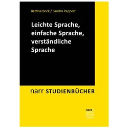 Leichte Sprache, einfache Sprache, verständliche Sprache, Fachbücher von Bettina M. Bock, Sandra Pappert