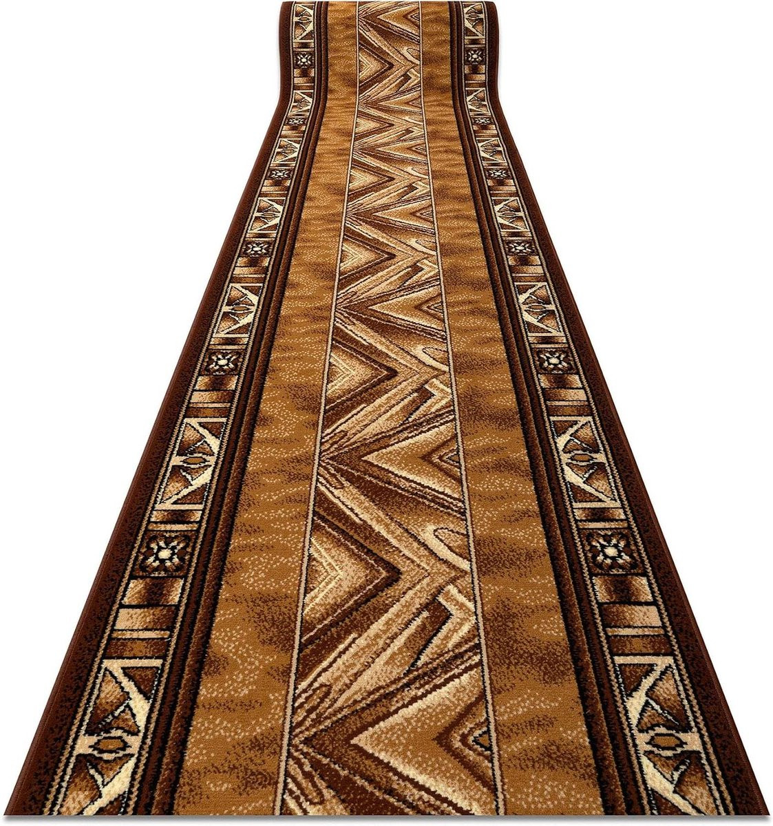 Keuken Runner Gangloper Oud Goud 100 x 640 cm van Polypropyleen