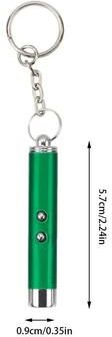 Uplifted Finds Portable Interactive Laser Pointer Enrichment Toy For Cats And Kittens green
