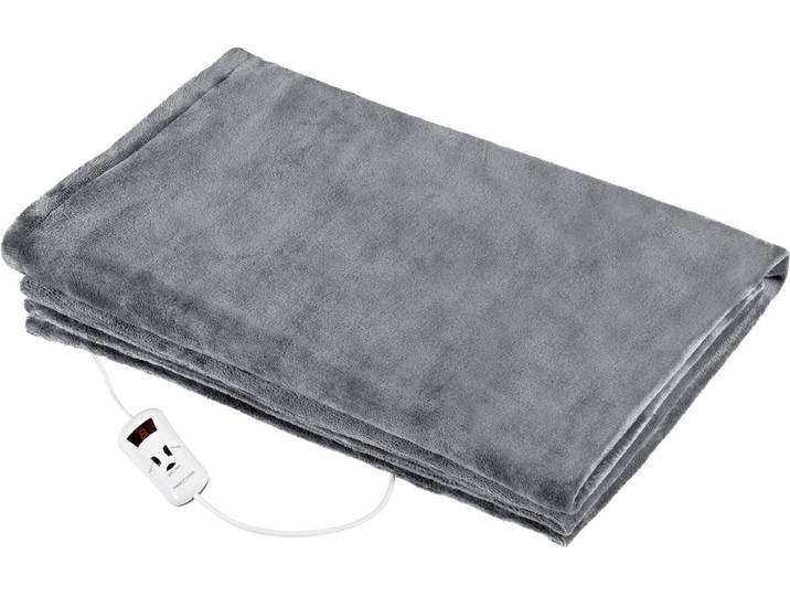 ProfiCare WZD 3061 - Elektrische knuffeldeken - Bovendeken - (130x180cm) - grijs