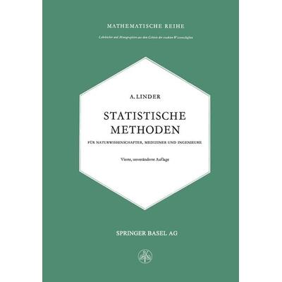 Statistische Methoden, Taschenbuch von Linder, Springer Basel, 978-3-0348-4005-7
