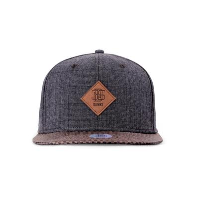 Snapback Cap DJINNS "Djinns Djinns 6P Glencheck Snapback Cap", Herren, Gr. onesize, grau, 100% Baumwolle, Caps