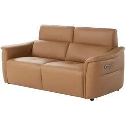 Calia Sofa Mellow Leder Braun Cognac