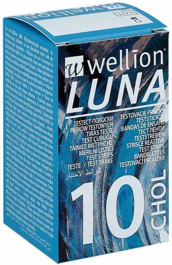 Wellion Luna Cholesterinteststreifen 10stk