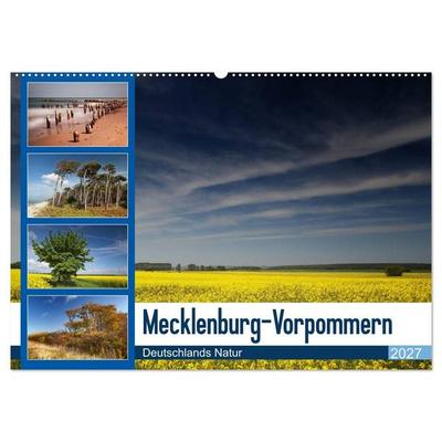 Mecklenburg-Vorpommern (Wandkalender 2027 DIN A2 quer), CALVENDO Monatskalender