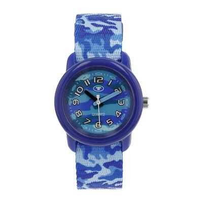 Quarzuhr TOM TAILOR, blau, Armbanduhren, Kinder, Quarzuhr, Armbanduhr, Kinderuhr, Junge, analog