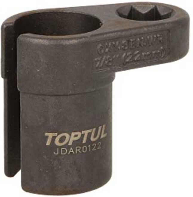 Lambdasondeneinsatz TOPTUL 7/8 zoll 22 mm, Länge 50mm