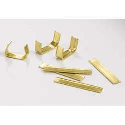 folia Verschlussclipse gold
