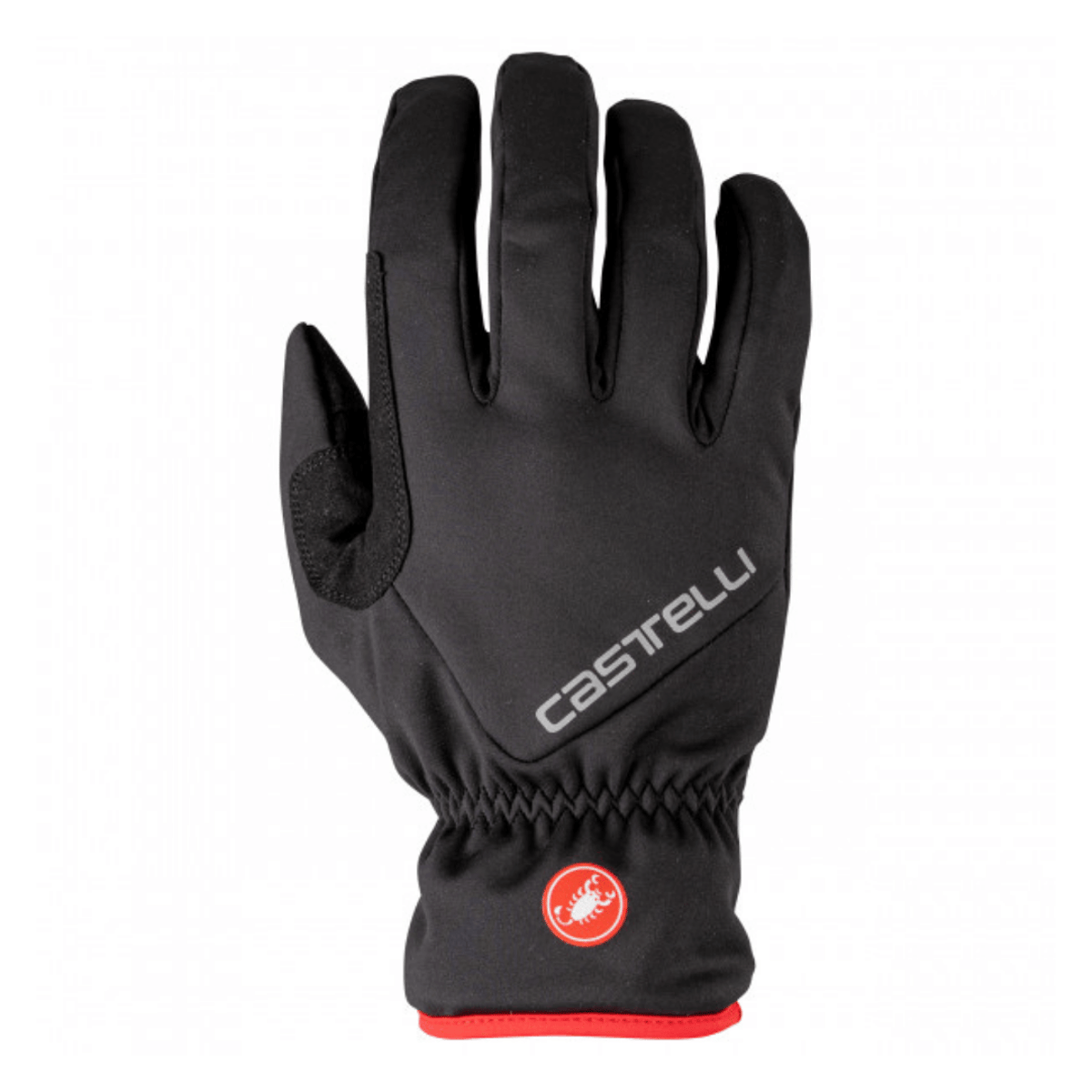 Luvas térmicas pretas castelli Entrata, Tamanho L Unisex